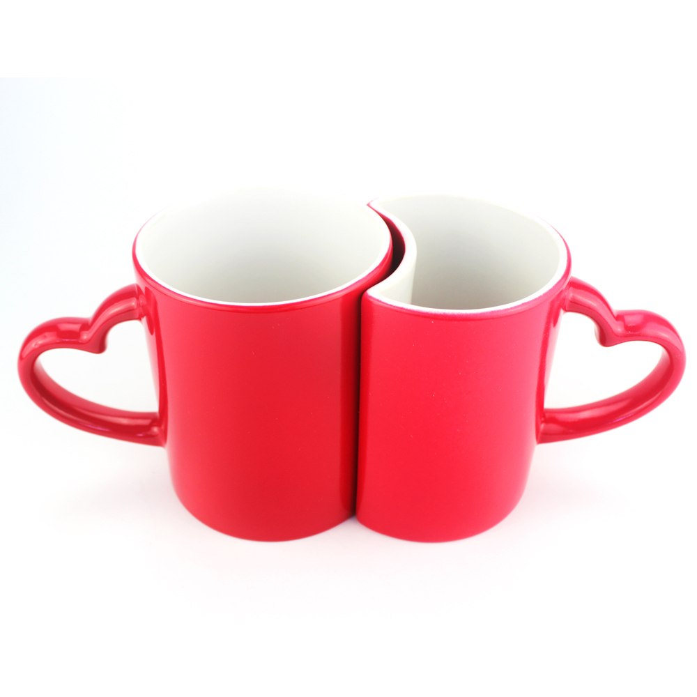 Custom Sublimation Lover's Color Changing Ceramic Mug for Gift