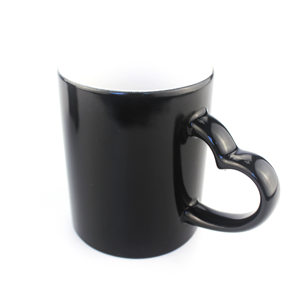 Custom Sublimation Lover's Color Changing Ceramic Mug for Gift