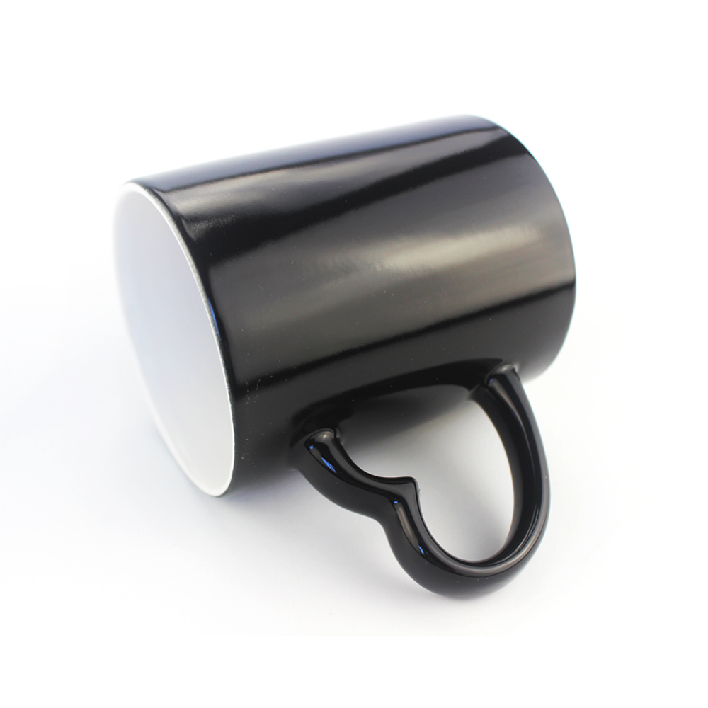 Custom Sublimation Lover's Color Changing Ceramic Mug for Gift