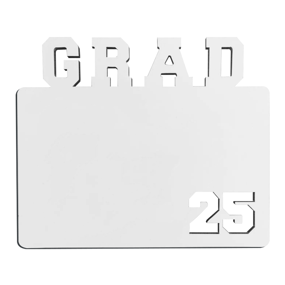 2025 Customizable MDF Graduation Photo Frame | Heat Transfer DIY Printable Blank Picture Frames & Keychain | Bulk Orders Available