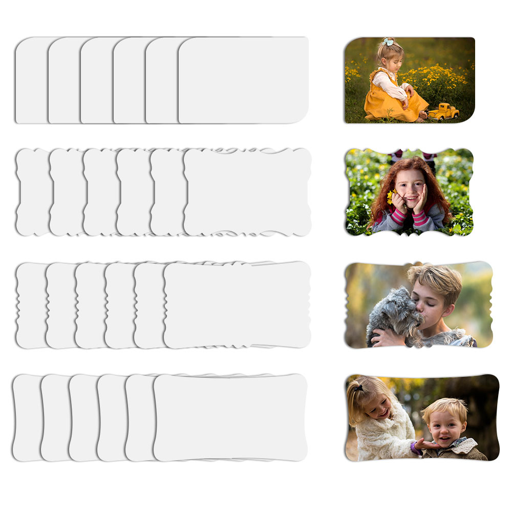 Hot Sale Sublimation Aluminum Photo Frame, DIY Aluminum Blank Photo Panel, Customized  Sublimation Aluminim Photo Blank with Bracket