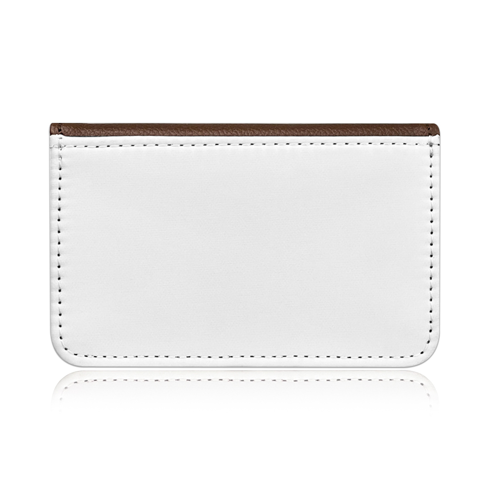 PU Leather Sublimation Blank Business Card Holder, Heat Transfer Card Case with Blank. Heat Transfer Blank Card Carrier Case Wallet with Blank