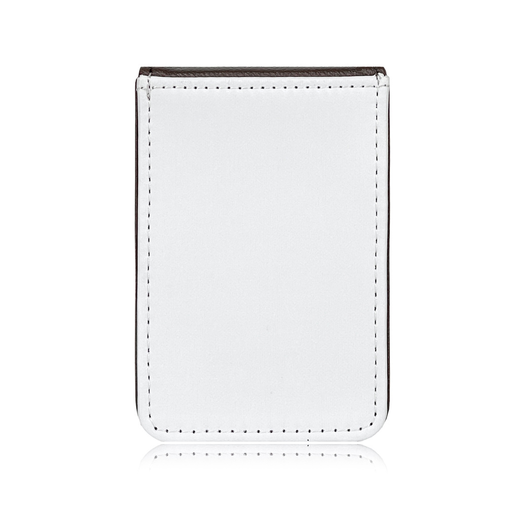 PU Leather Sublimation Blank Business Card Holder, Heat Transfer Card Case with Blank. Heat Transfer Blank Card Carrier Case Wallet with Blank