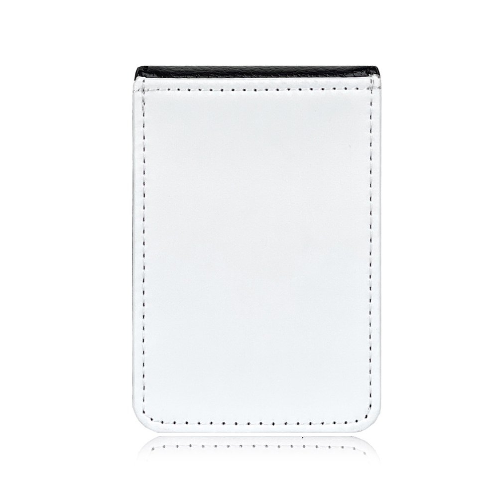 PU Leather Sublimation Blank Business Card Holder, Heat Transfer Card Case with Blank. Heat Transfer Blank Card Carrier Case Wallet with Blank