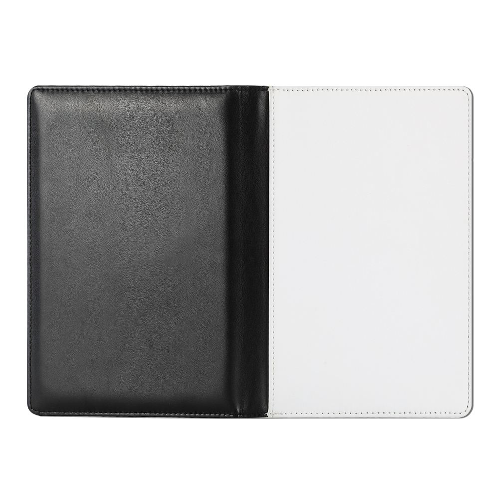 Sublimation Hardcover PU with White Canvas Notebooks for Note, High-Quality PU Leather with Detachable Design