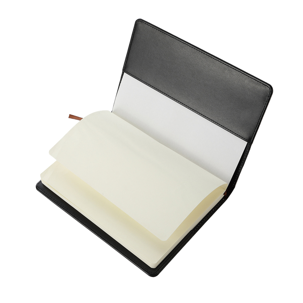 Sublimation Hardcover PU with White Canvas Notebooks for Note, High-Quality PU Leather with Detachable Design