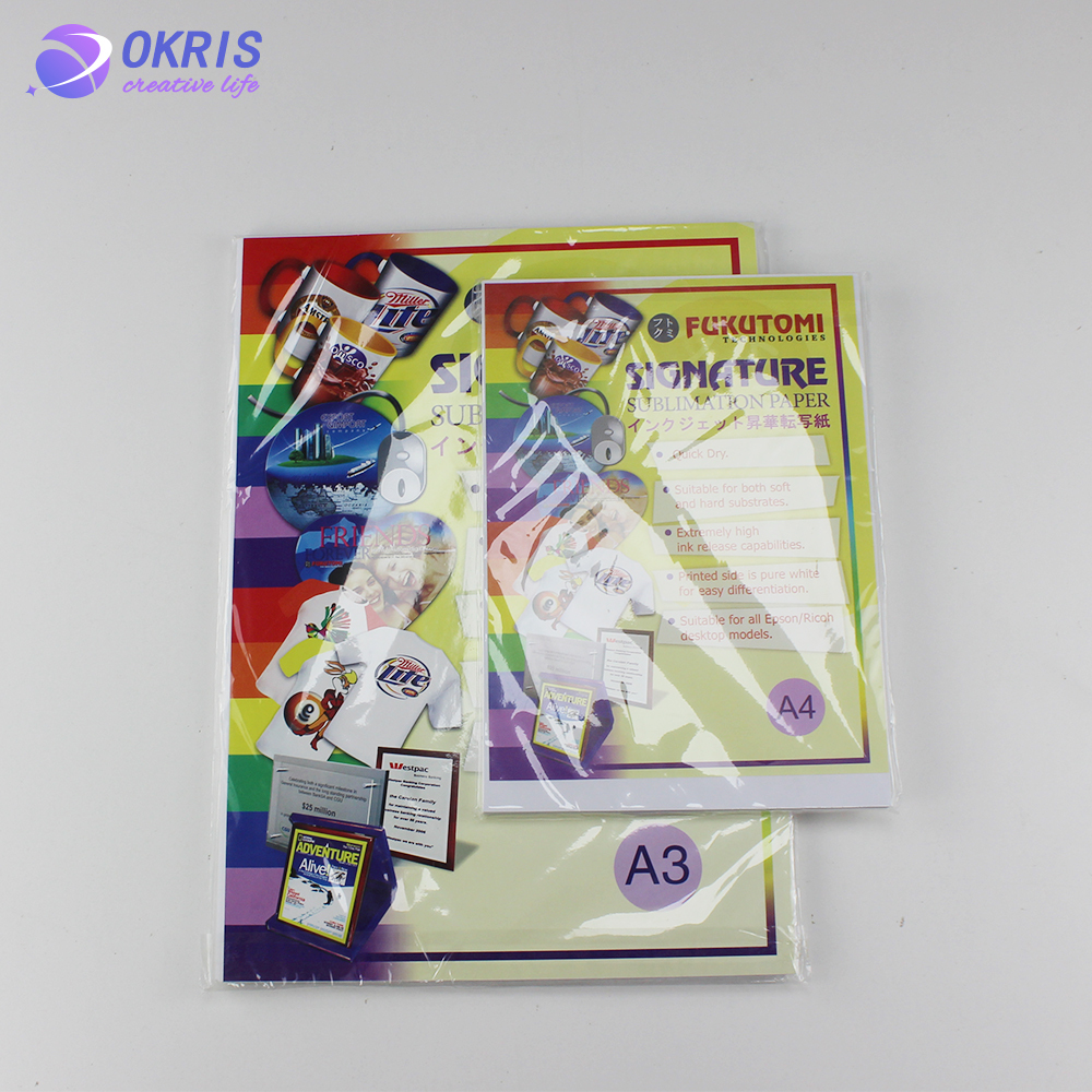 Wholesale Price Heat Transfer Paper For Mugs, Polyester, Mouse Pads, Puzzles, Photo Panels,Sublimation Paper For T-shirt with A3 A4 Size