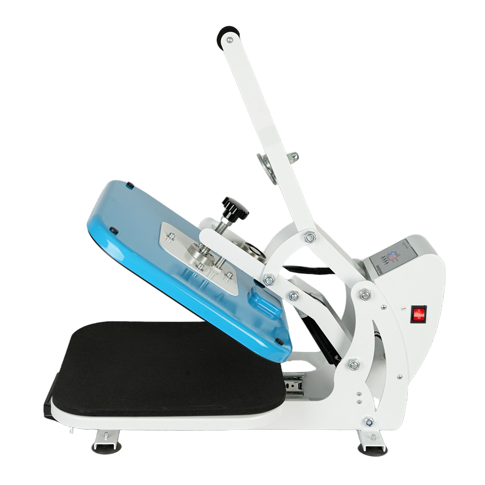 38*38 2D Heat Press Machine for T-Shirts: 38x38 Auto Open Semi-Automatic Sublimation Heat Press with  Clamshell Design, 110V/220V for Mouse pad, Notebooks, Ornaments and More