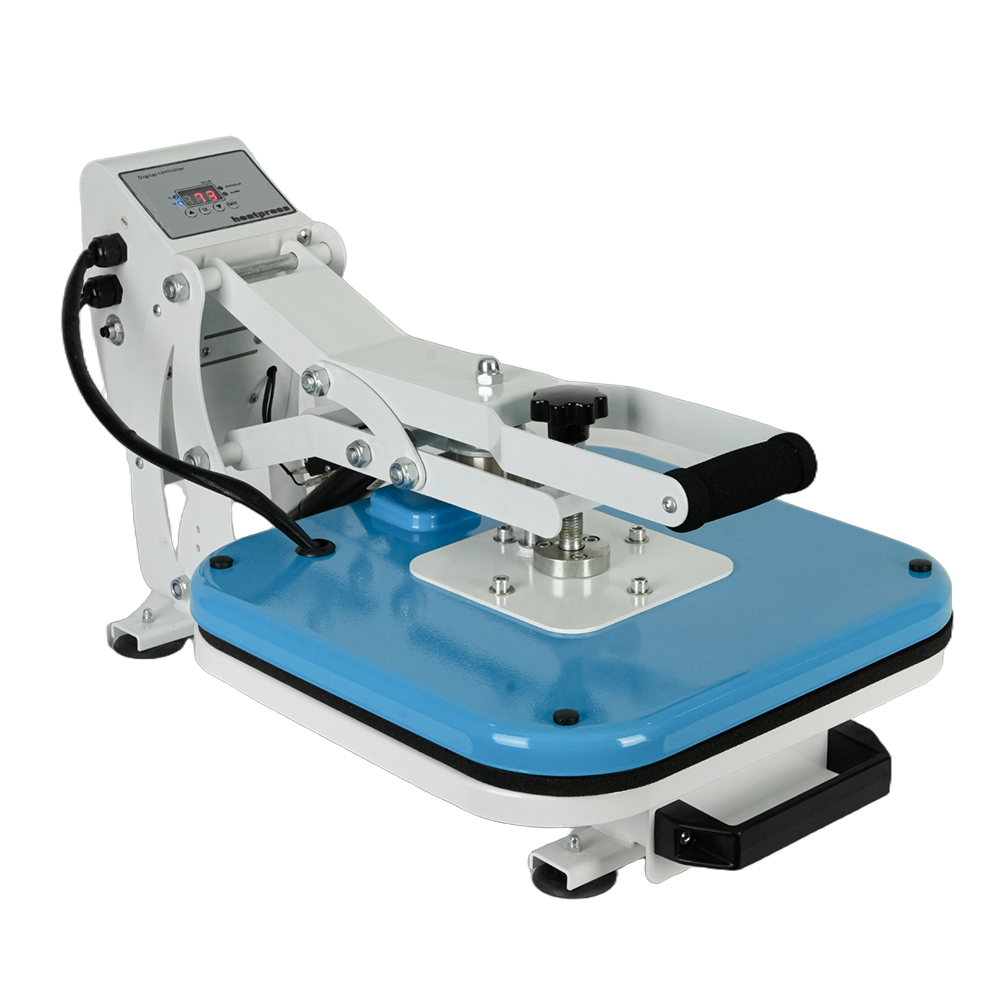 38*38 2D Heat Press Machine for T-Shirts: 38x38 Auto Open Semi-Automatic Sublimation Heat Press with  Clamshell Design, 110V/220V for Mouse pad, Notebooks, Ornaments and More