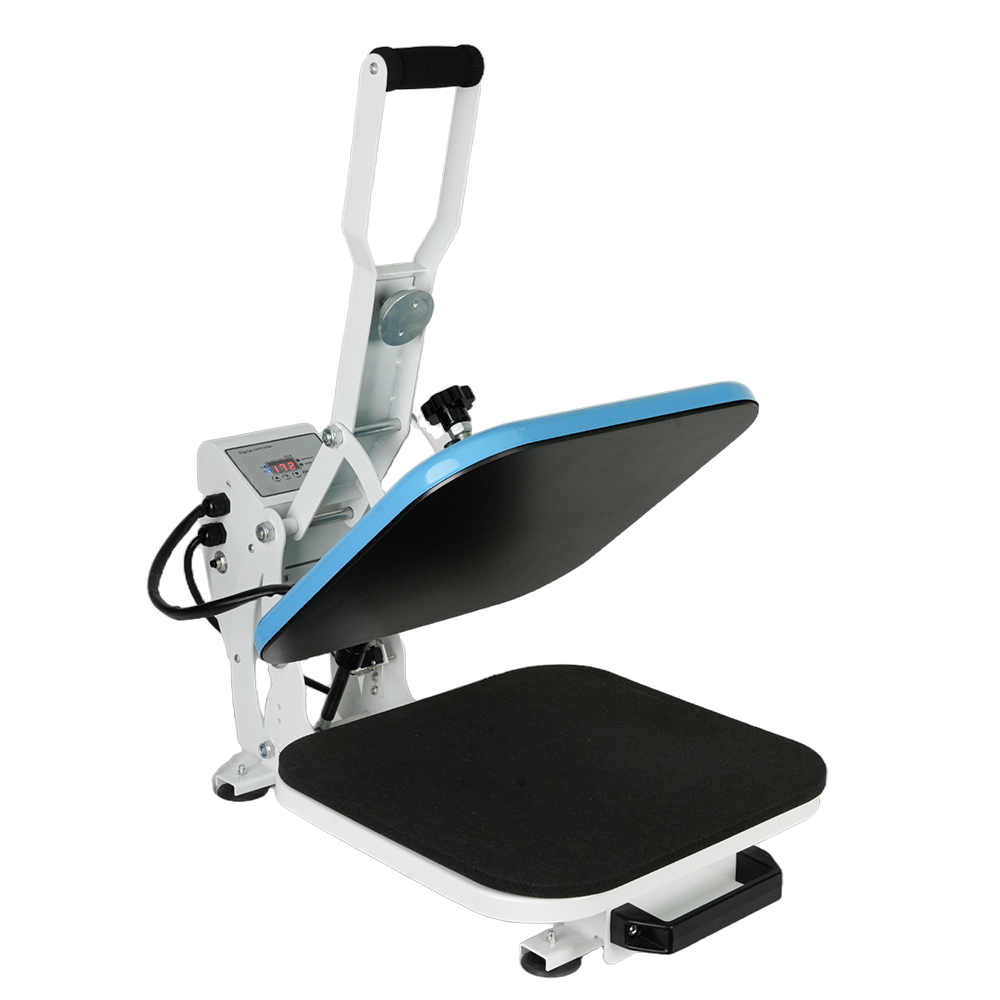 38*38 2D Heat Press Machine for T-Shirts: 38x38 Auto Open Semi-Automatic Sublimation Heat Press with  Clamshell Design, 110V/220V for Mouse pad, Notebooks, Ornaments and More