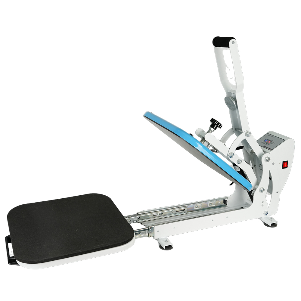 38*38 2D Heat Press Machine for T-Shirts: 38x38 Auto Open Semi-Automatic Sublimation Heat Press with  Clamshell Design, 110V/220V for Mouse pad, Notebooks, Ornaments and More