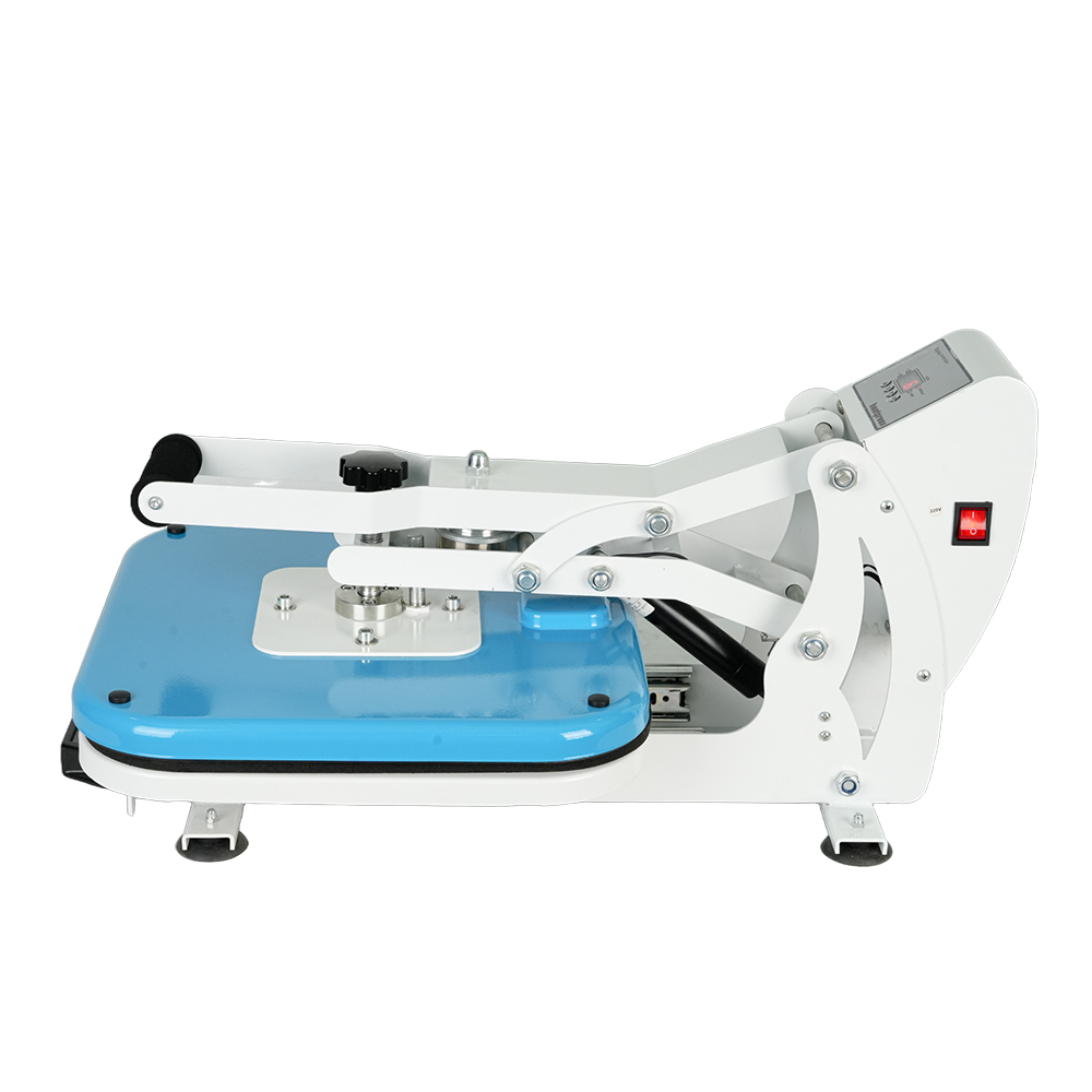 38*38 2D Heat Press Machine for T-Shirts: 38x38 Auto Open Semi-Automatic Sublimation Heat Press with  Clamshell Design, 110V/220V for Mouse pad, Notebooks, Ornaments and More