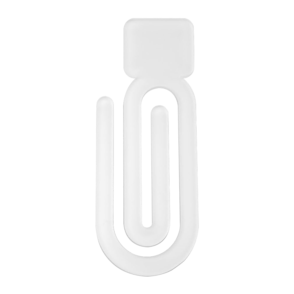 Blank Sublimation Acrylic Paper Clip, Personalized Heat Transfer Paper Clip,DIY Blank Paper Clip for Business, Bookmark with Various Size