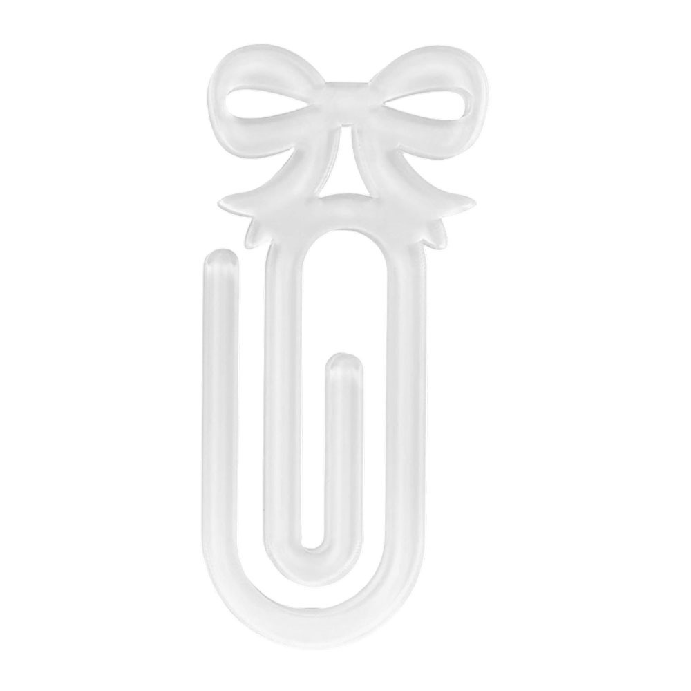 Blank Sublimation Acrylic Paper Clip, Personalized Heat Transfer Paper Clip,DIY Blank Paper Clip for Business, Bookmark with Various Size