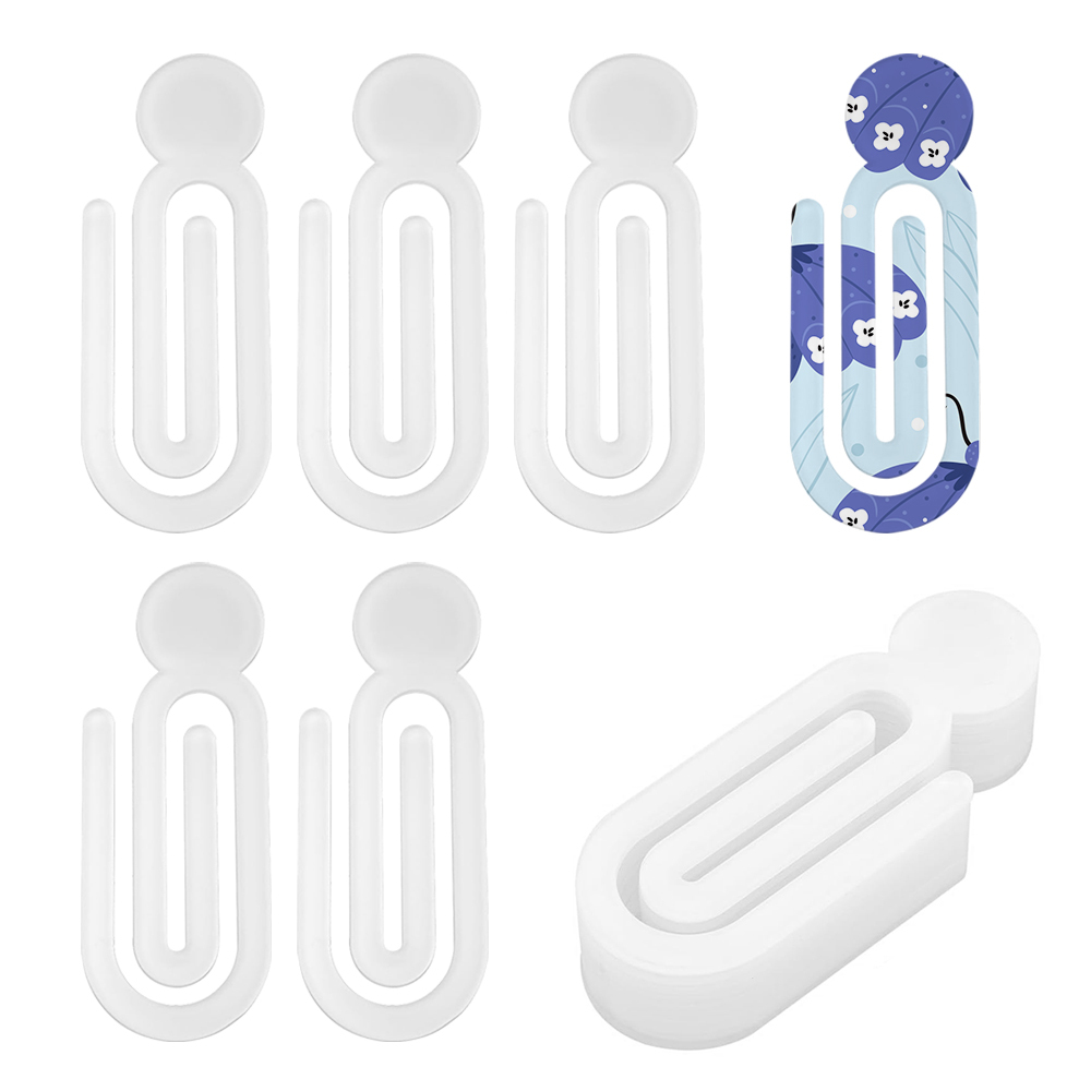 Blank Sublimation Acrylic Paper Clip, Personalized Heat Transfer Paper Clip,DIY Blank Paper Clip for Business, Bookmark with Various Size