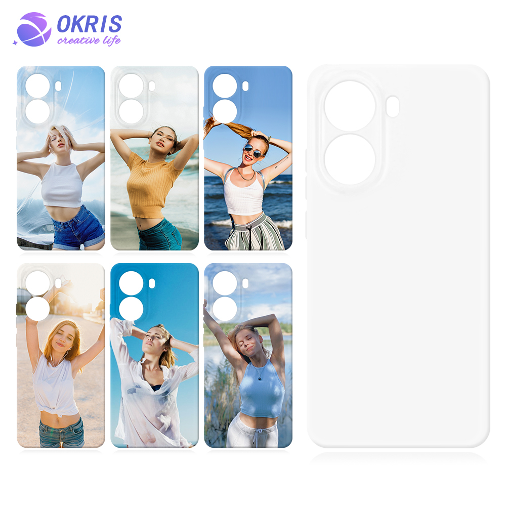 For Redmi Turbo 4 Sublimation 3D Film Coated Phone Case; 3D Soft Film Sublimation Phone Case for Redmi; Full Wrap Phone Cover for Heat Transfer