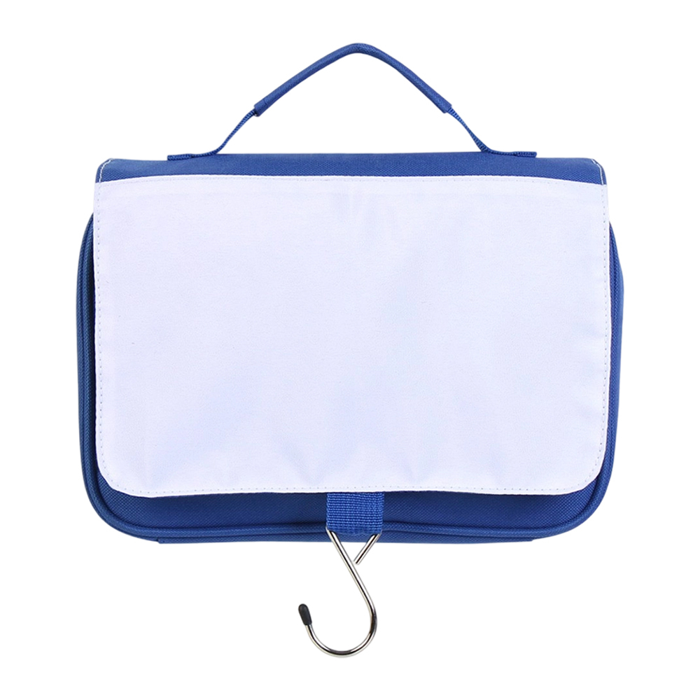 Sublimation Toiletry Bag; Polyester Toiletry Bag for Heat Transfer; Customized Sublimation Blank Toiletry Bag