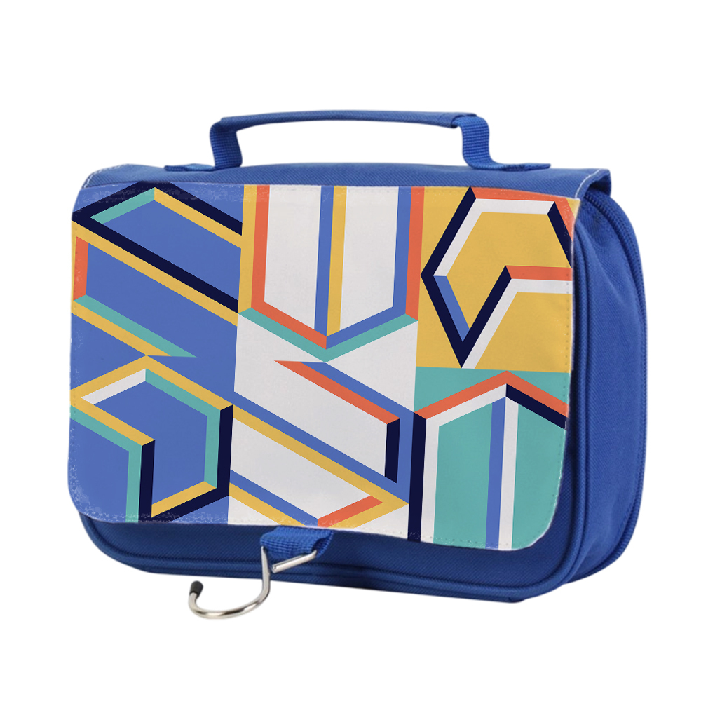 Sublimation Toiletry Bag; Polyester Toiletry Bag for Heat Transfer; Customized Sublimation Blank Toiletry Bag