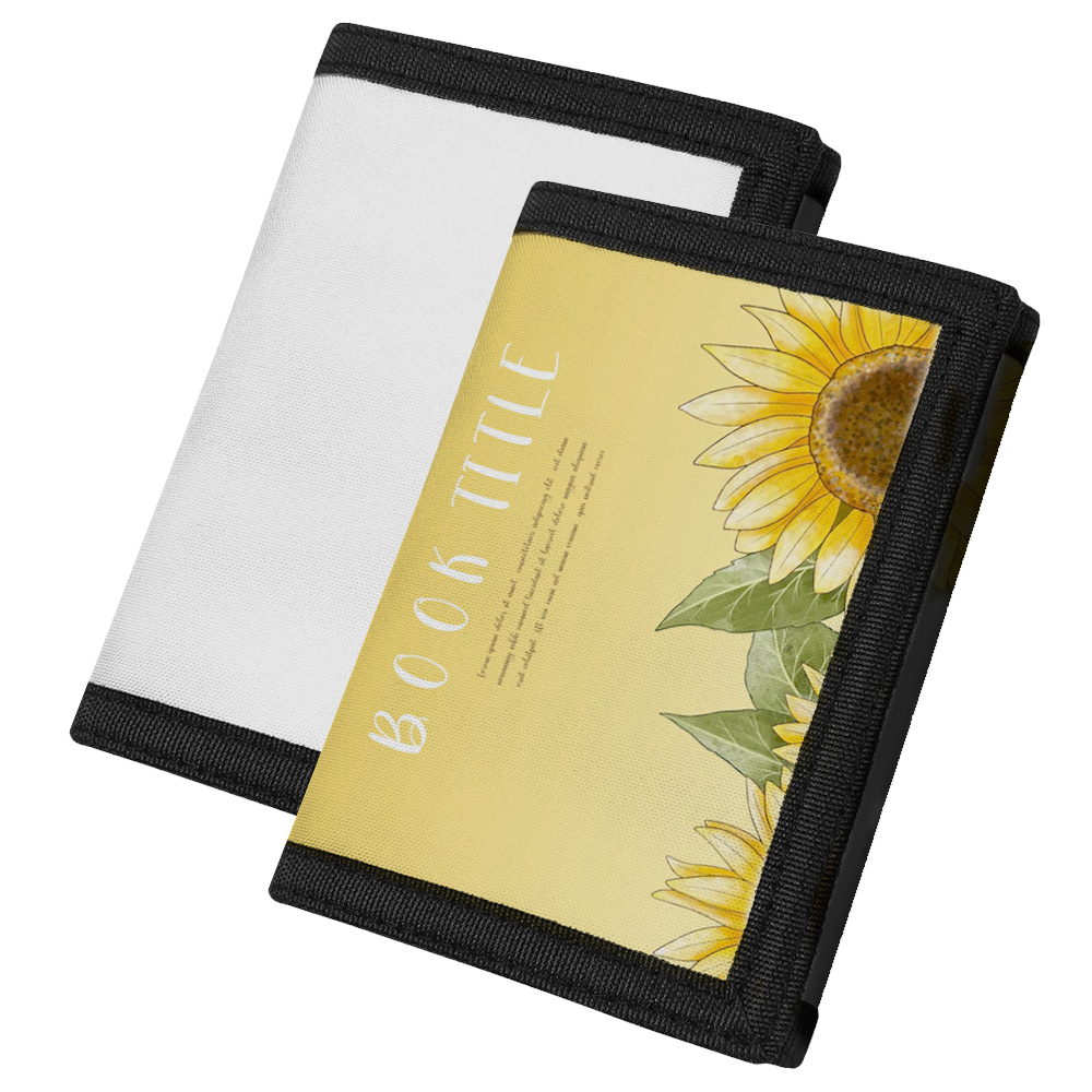 Card Slot Design Subliamtion Folding Wallet; Large Capacity Blank Folding Wallet for Heat Transfer; Sublimation Wallet for Various Anniversaries