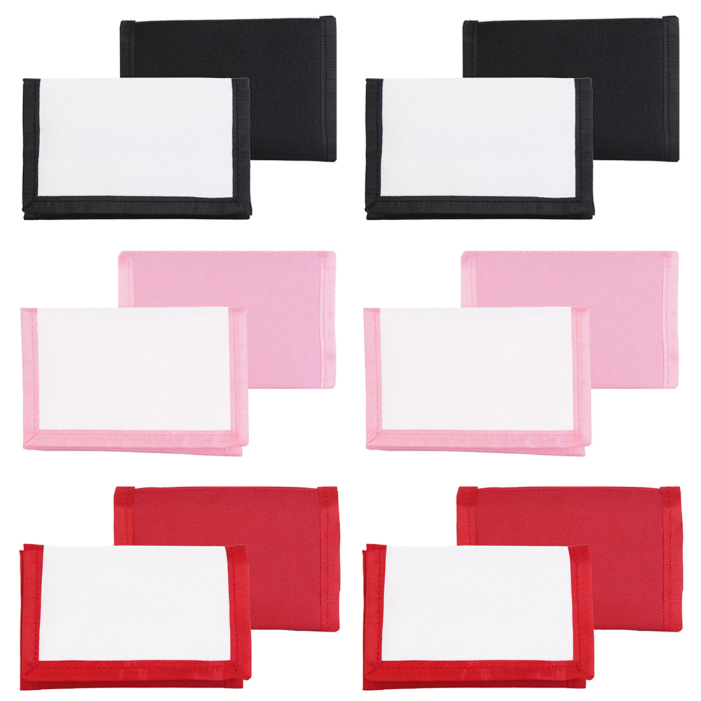 Card Slot Design Subliamtion Folding Wallet; Large Capacity Blank Folding Wallet for Heat Transfer; Sublimation Wallet for Various Anniversaries