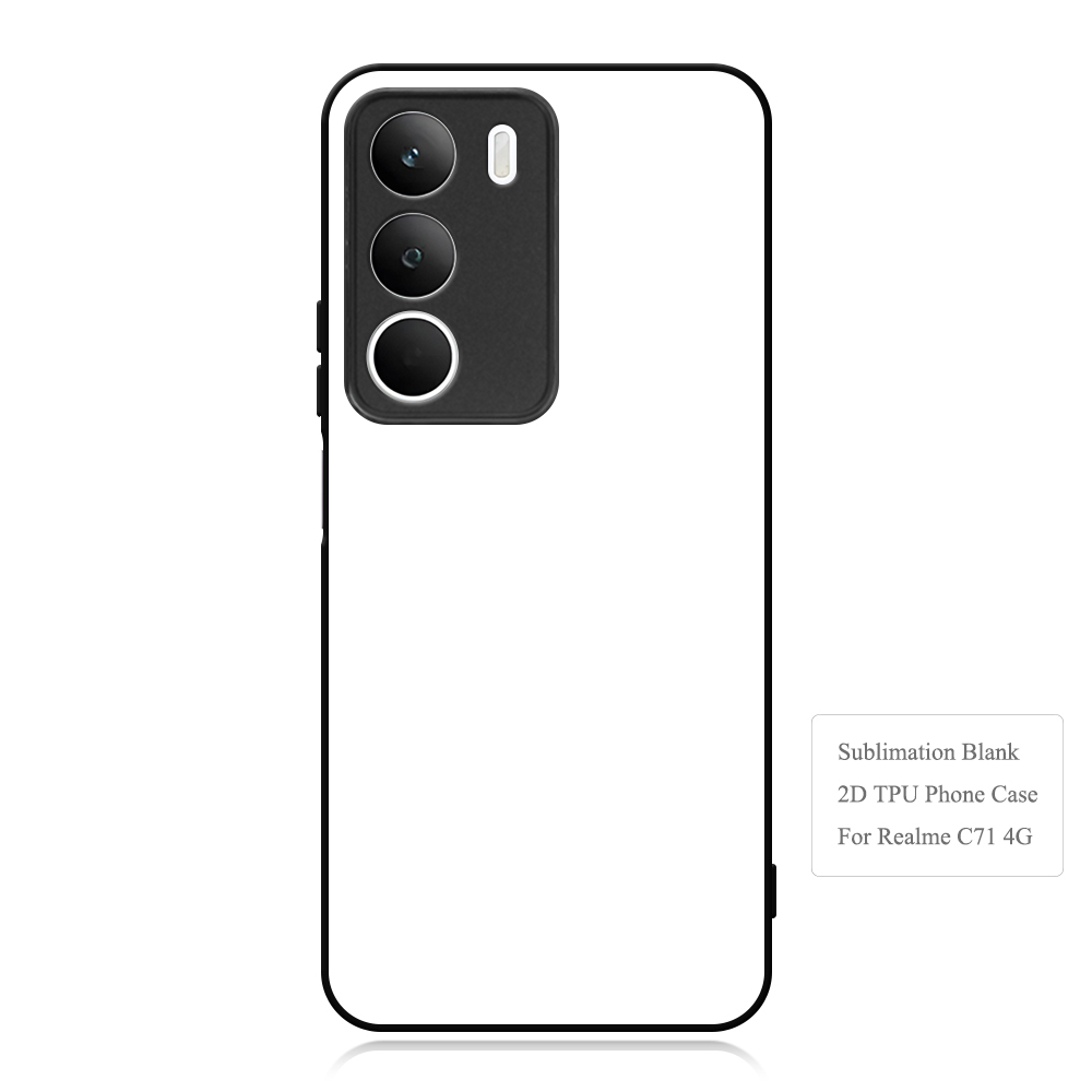 For Realme C71 4G Sublimation Phone Case Wholesale;2D Sublimation TPU Phone Cover; Heat Transfer Printing Mobile Case for Realme