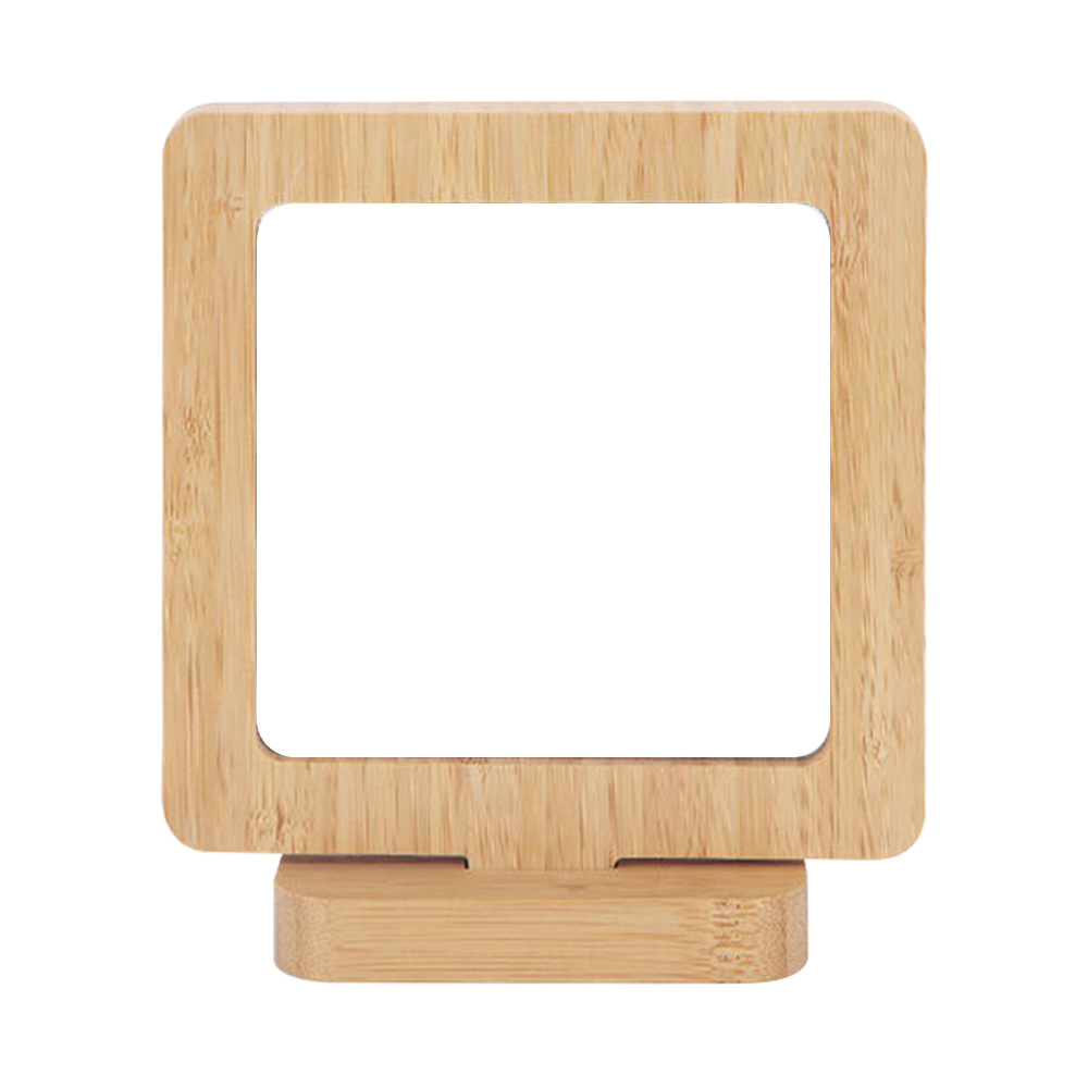 Custom Sublimation Blank Bamboo Photo Frame Wholesale - Heat Transfer Wedding Commemorative Frame - Personalized Memorial Gift for Anniversaries & Events