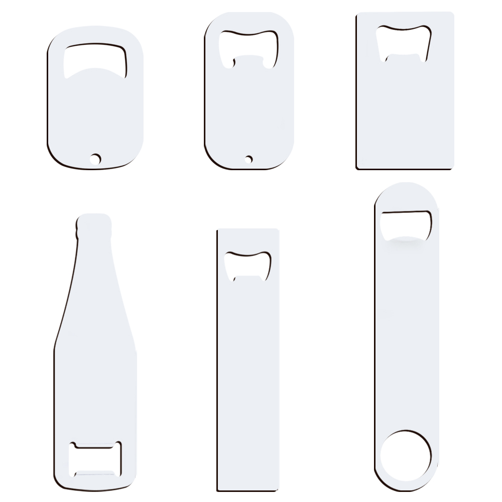 Sublimation Metal Bottle Opener; Beer Bottle Opener for Kitchen Restaurant; Custom Sturdy  Blank Gifts for Heat Transfer