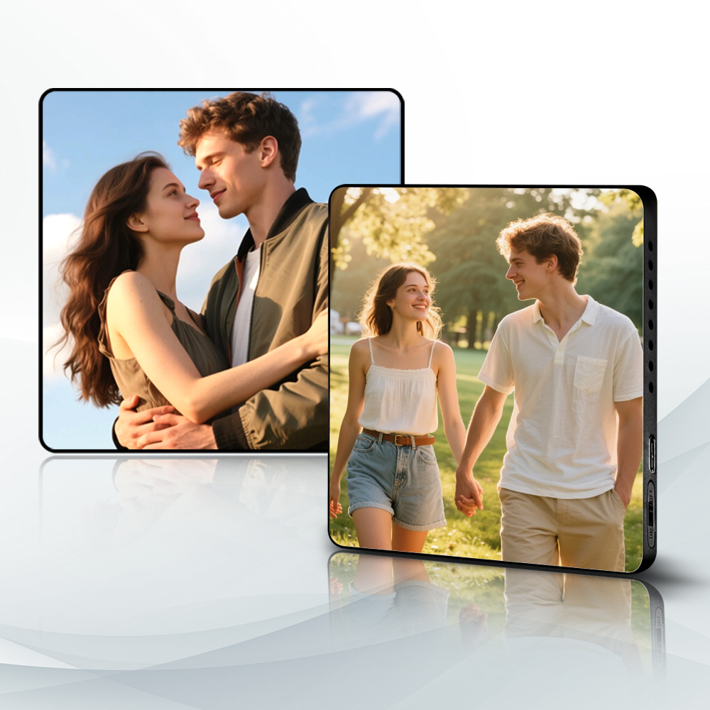 Custom Music Album Fridge Magnet - Personalized with Music Movement, Built-in Song Player, Unique Gift for Music Lovers