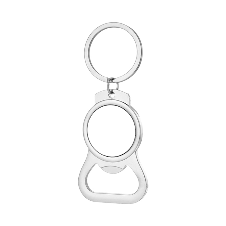 Sublimation Zinc Alloy Bottle Opener; Beer Bottle Opener for Kitchen Restaurant; Custom Sturdy  Blank Gifts for Heat Transfer
