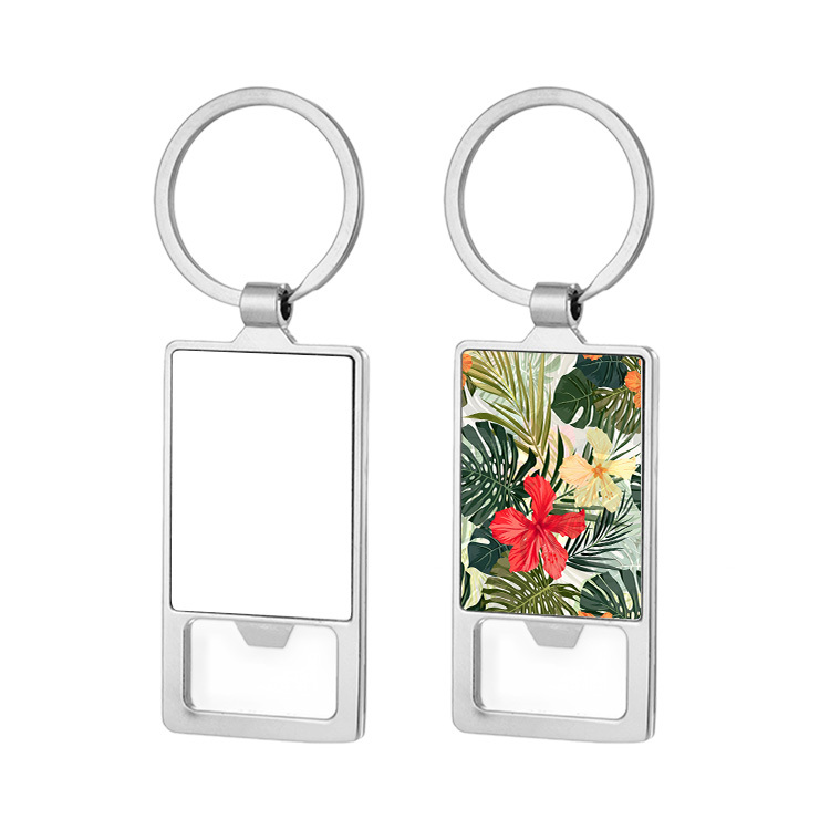 Sublimation Zinc Alloy Bottle Opener; Beer Bottle Opener for Kitchen Restaurant; Custom Sturdy  Blank Gifts for Heat Transfer