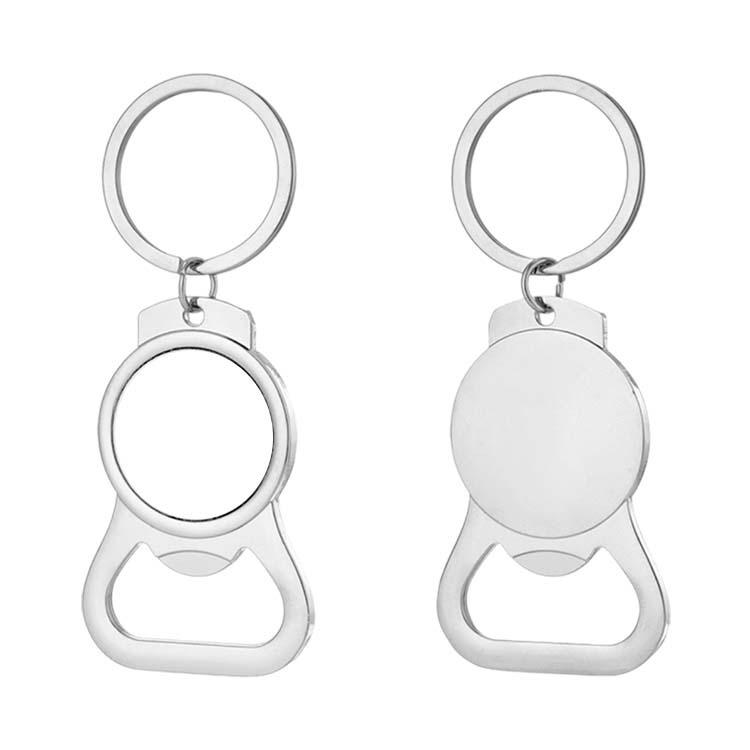 Sublimation Zinc Alloy Bottle Opener; Beer Bottle Opener for Kitchen Restaurant; Custom Sturdy  Blank Gifts for Heat Transfer