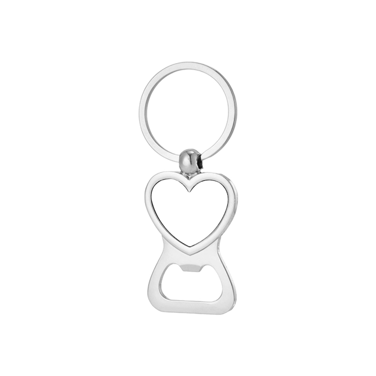 Sublimation Zinc Alloy Bottle Opener; Beer Bottle Opener for Kitchen Restaurant; Custom Sturdy  Blank Gifts for Heat Transfer