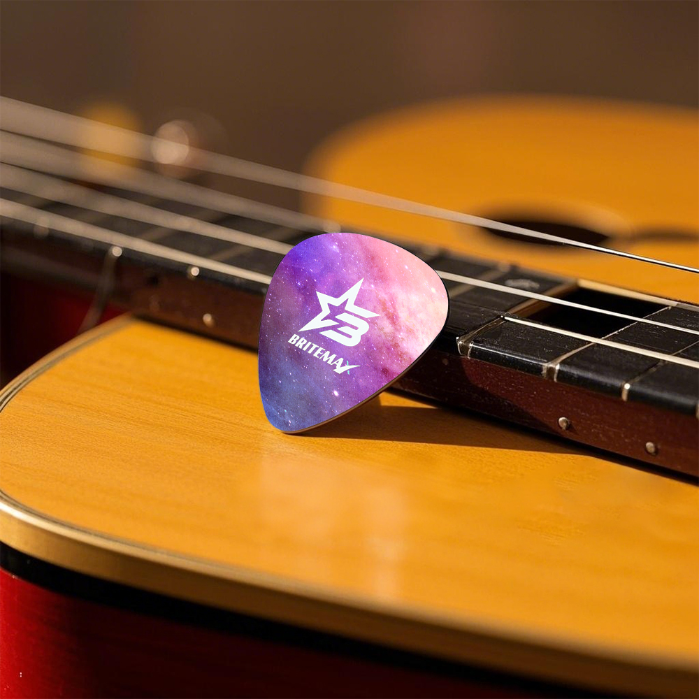 Customizable Plain Aluminum Guitar Pick for Heat Transfer; Sublimation Blank DIY Aluminum Guitar Pick
