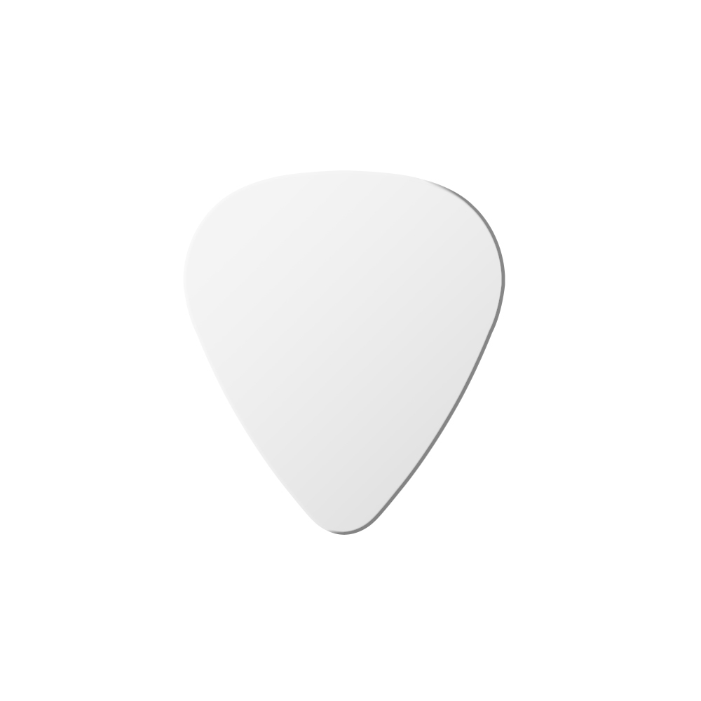Customizable Plain Aluminum Guitar Pick for Heat Transfer; Sublimation Blank DIY Aluminum Guitar Pick