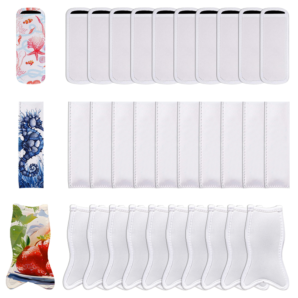 Personalized Sublimation Ice Popsicle Holder - Insulated Neoprene Sleeve for Custom Heat Transfer Designs