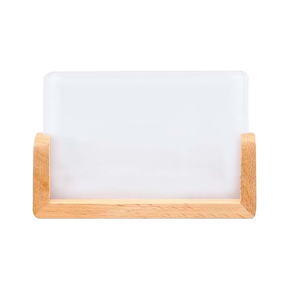 Sublimation-Ready Acrylic Photo Frames with Wood Base – DIY Blank Photo Panel for Heat Transfer Customization