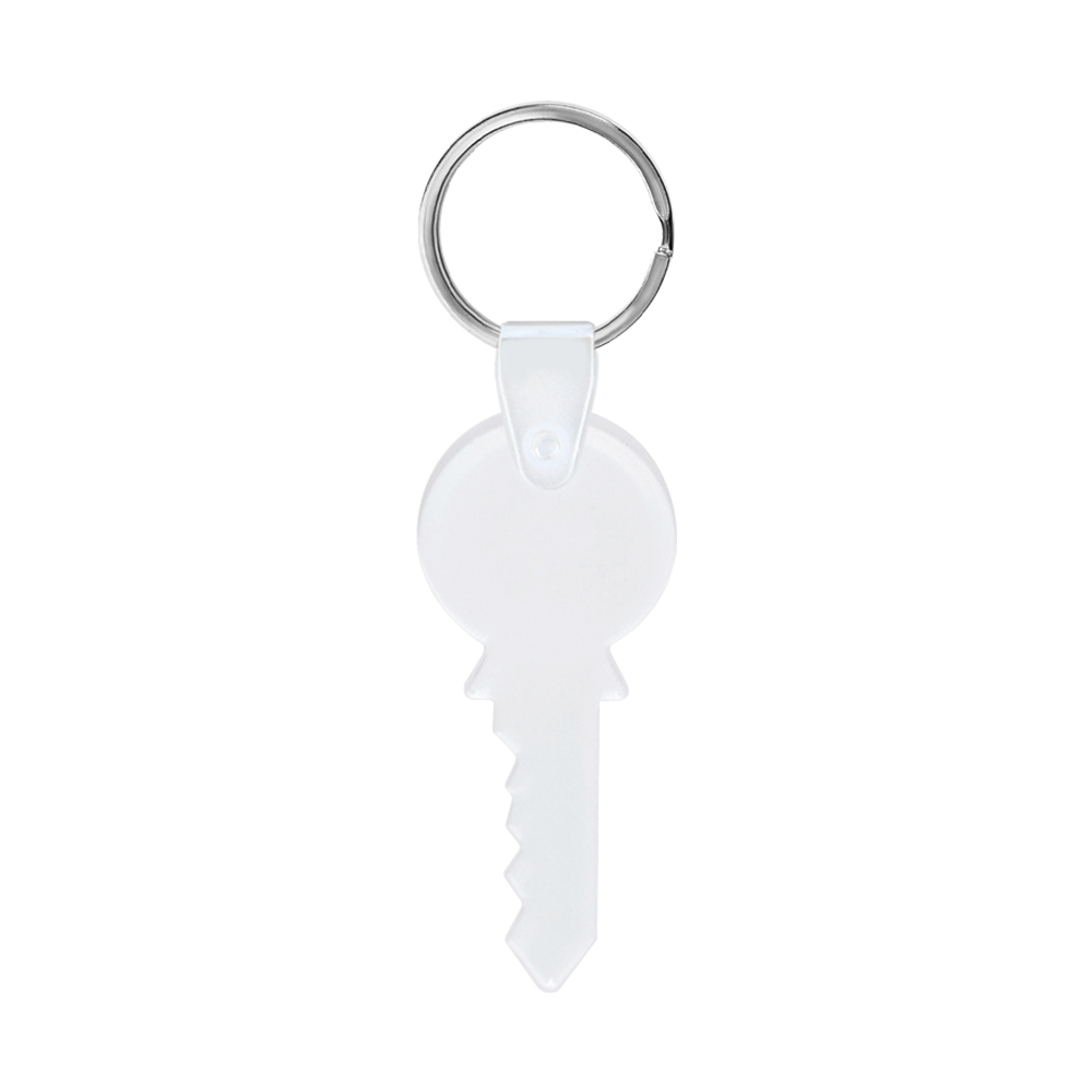 Premium Clear Sublimation Keychain Blanks – High-Quality Customizable Key-Shaped Charms for Vibrant Heat Transfer Prints (DIY Craft Keychains for Photos, Logos & Personalized Gifts)