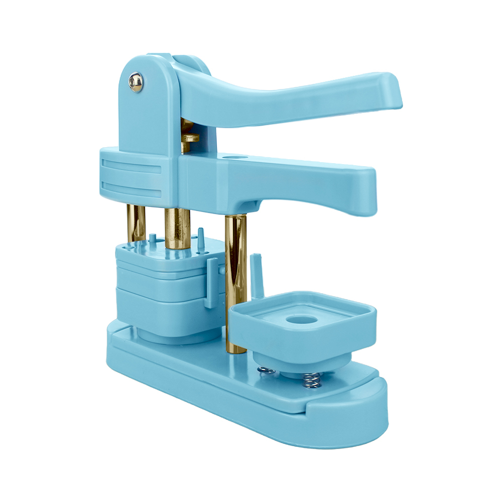 DIY Button Badge Maker Machine – No Installation Required for Square/Round/Heart Shape Buttons (Perfect for Kids & Crafting)