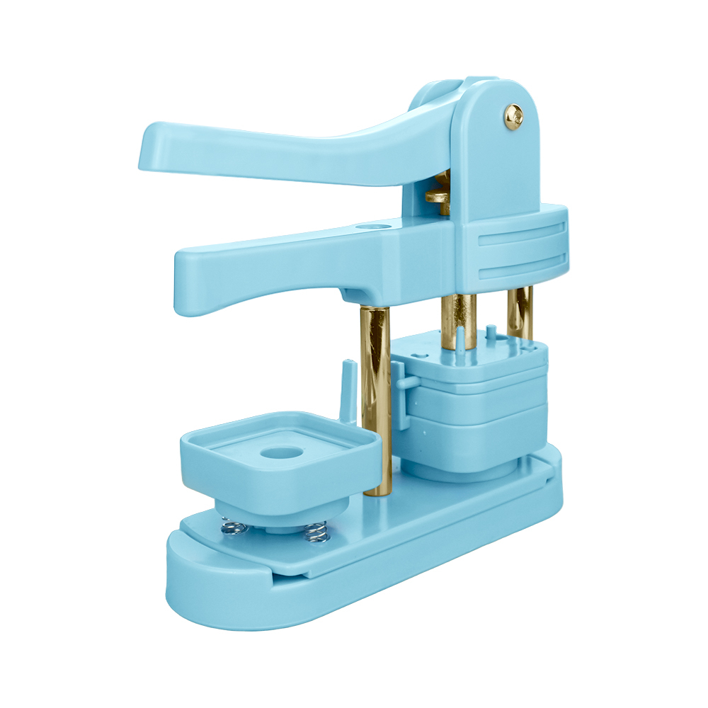 DIY Button Badge Maker Machine – No Installation Required for Square/Round/Heart Shape Buttons (Perfect for Kids & Crafting)
