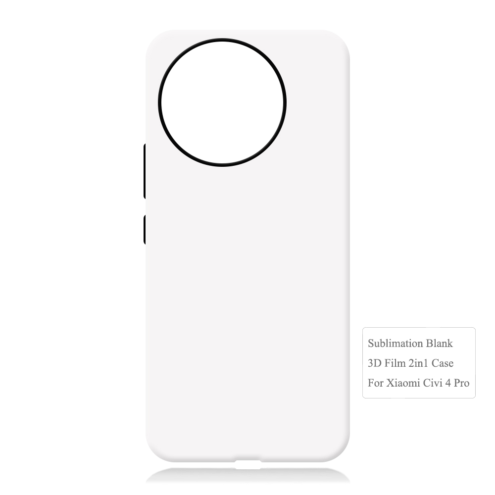 Sublimation 3D 2-in-1 Phone Case for Xiaomi Civi 14 Pro – Heat Transfer Film Cover for Xiaomi