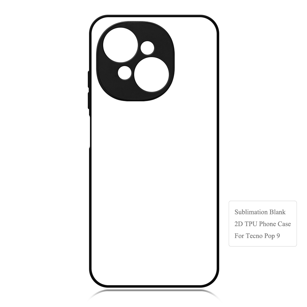 For Tecno Pop 9 Heat Transfer Phone Case – Premium 2D Printed TPU Sublimation Phone Cover with Vibrant Designs, Durable & Scratch-Resistant