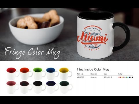 Ceramic Sublimation Mug - 11oz Blank Heat Transfer Mug for Custom Designs, Dishwasher Safe & Professional Printing