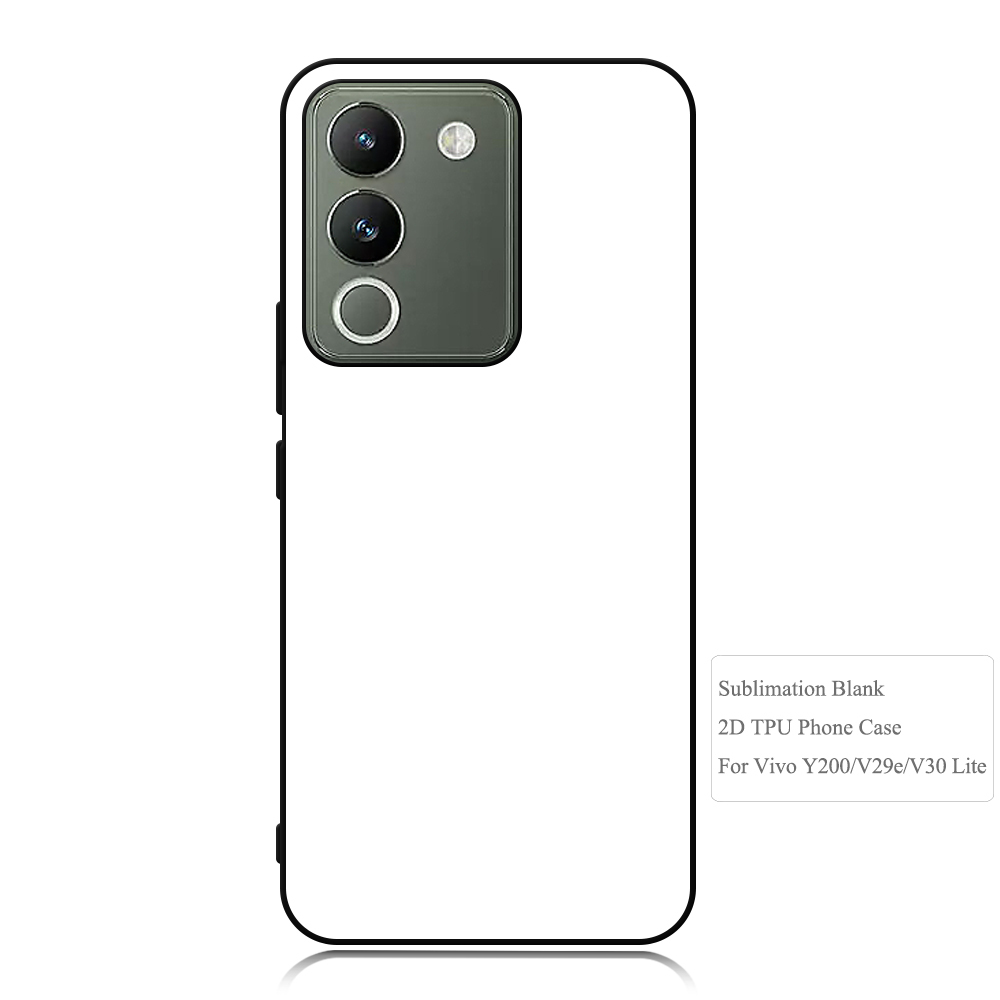 For Vivo V30 Lite Sublimation Heat Transfer Phone Case - Premium 2D Printed TPU Cover with Custom Designs for Vivo Y200/V29E