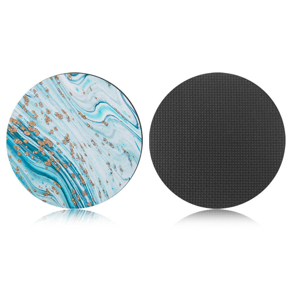 Custom Sublimation Blank Neoprene Cup Coaster - Heat Transfer Ready Drink Coasters for DIY Personalized Designs