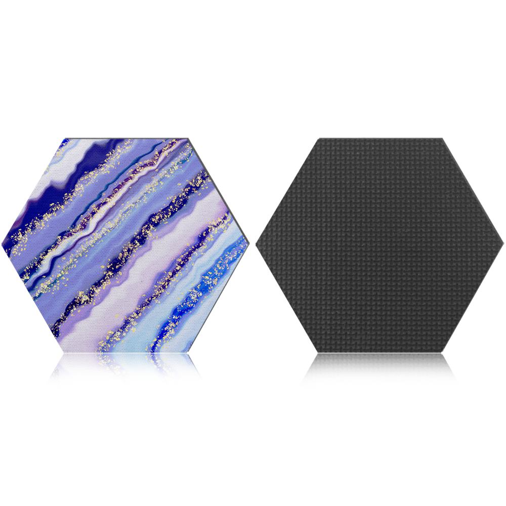 Custom Sublimation Blank Neoprene Cup Coaster - Heat Transfer Ready Drink Coasters for DIY Personalized Designs