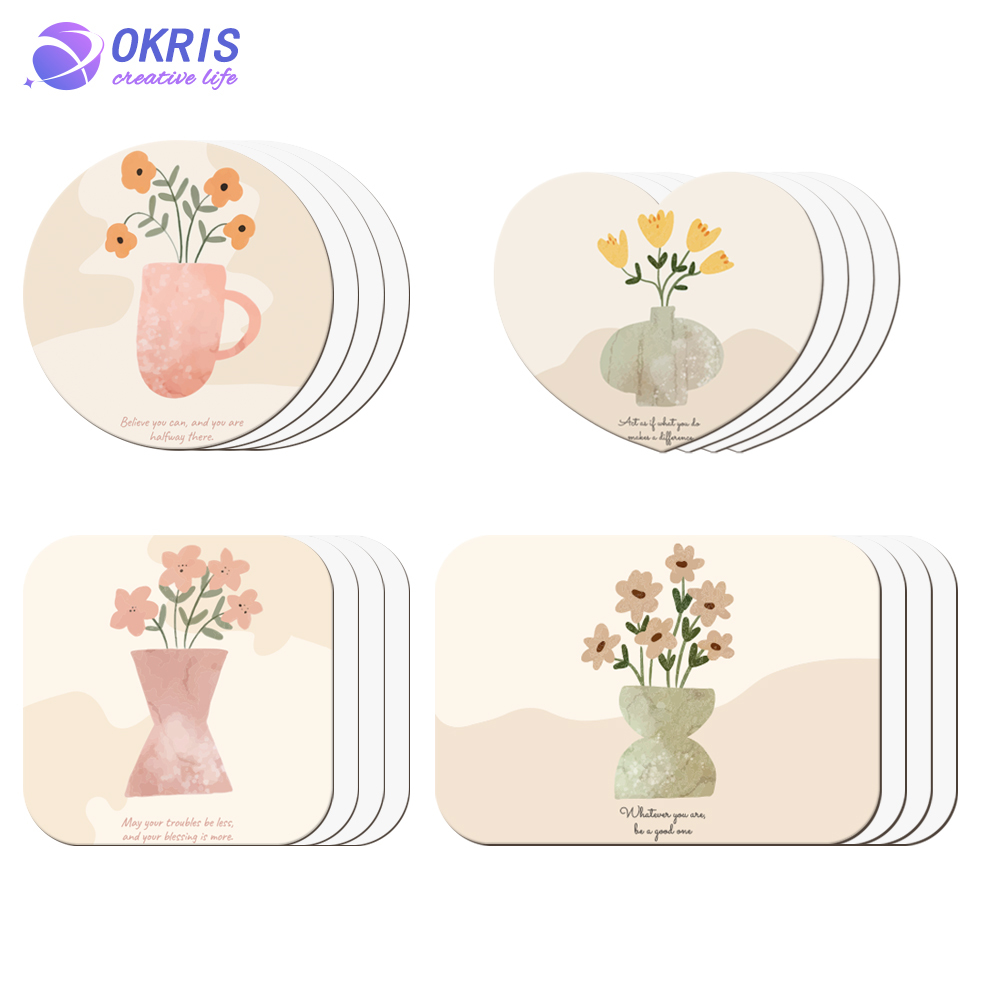Custom Sublimation & Heat Transfer MDF Fridge Magnets: Personalized Blank with Various Sizes for Kitchen & Office Decoration