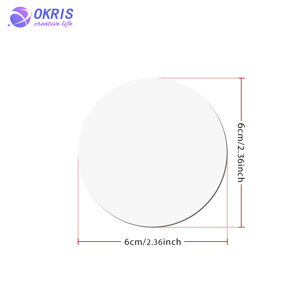 Custom Sublimation & Heat Transfer MDF Fridge Magnets: Personalized Blank with Various Sizes for Kitchen & Office Decoration