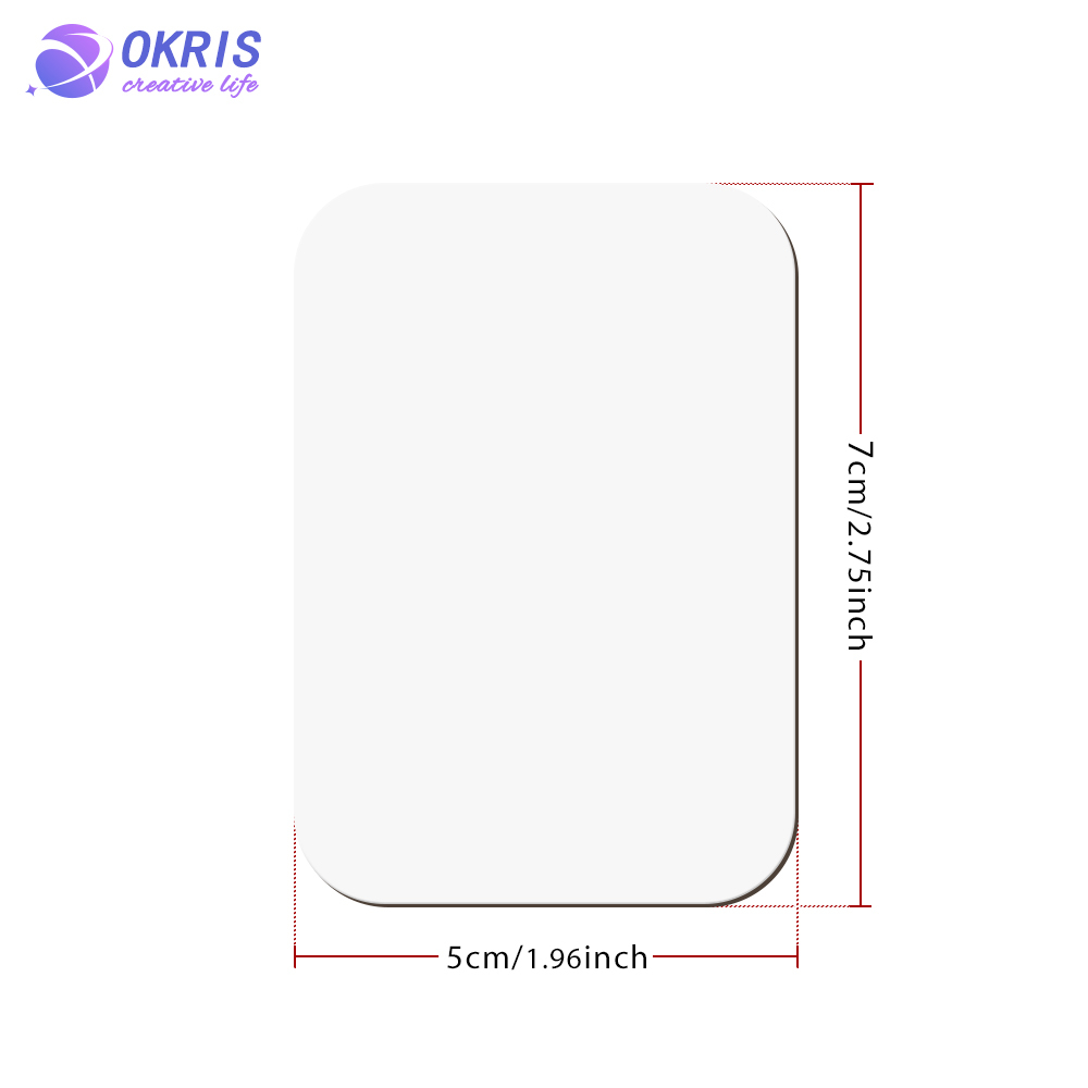 Custom Sublimation & Heat Transfer MDF Fridge Magnets: Personalized Blank with Various Sizes for Kitchen & Office Decoration