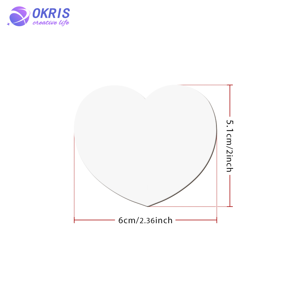 Custom Sublimation & Heat Transfer MDF Fridge Magnets: Personalized Blank with Various Sizes for Kitchen & Office Decoration