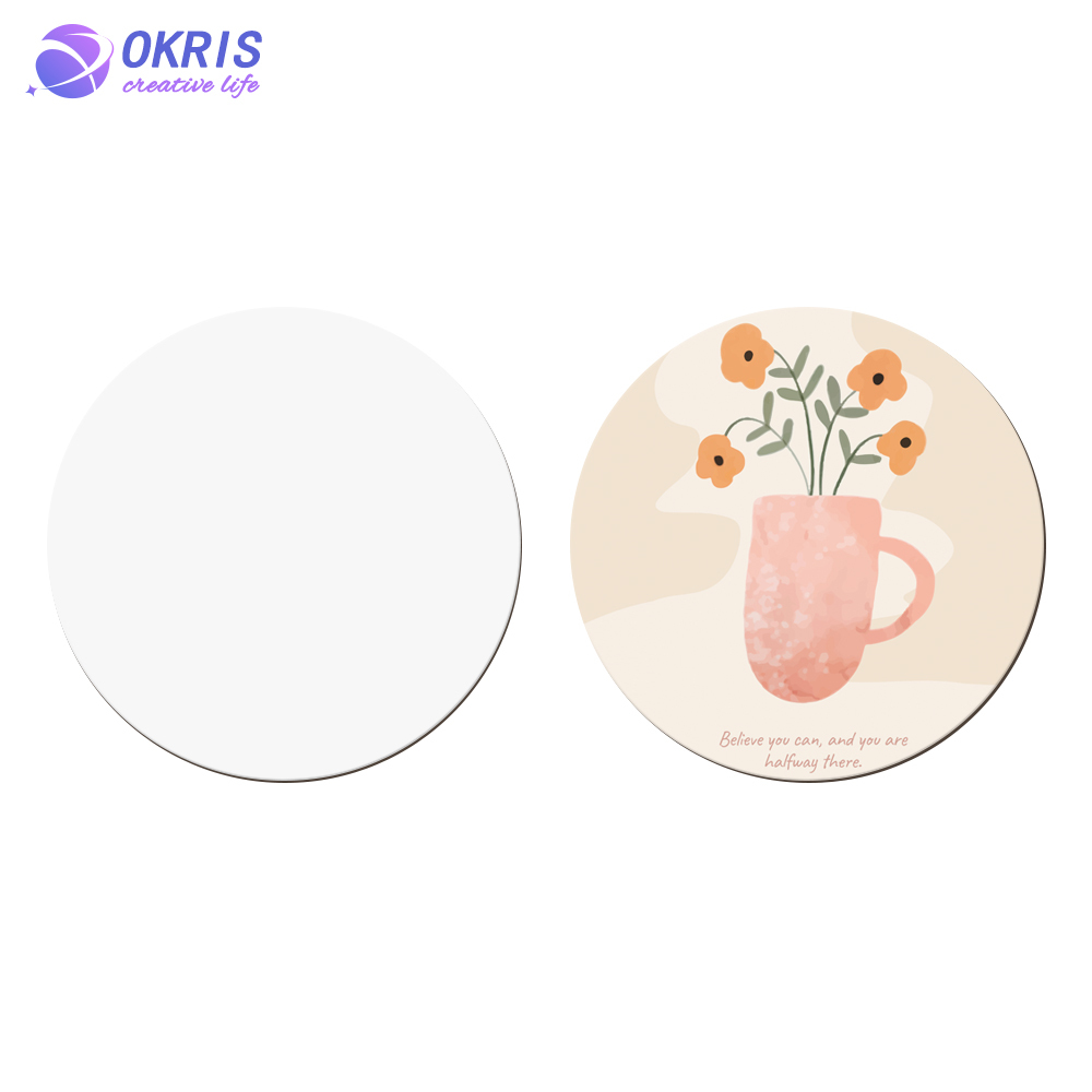 Custom Sublimation & Heat Transfer MDF Fridge Magnets: Personalized Blank with Various Sizes for Kitchen & Office Decoration